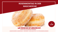 Rosenmontagsaktion - Berliner mit/ohne Kaffee ab 1,20€